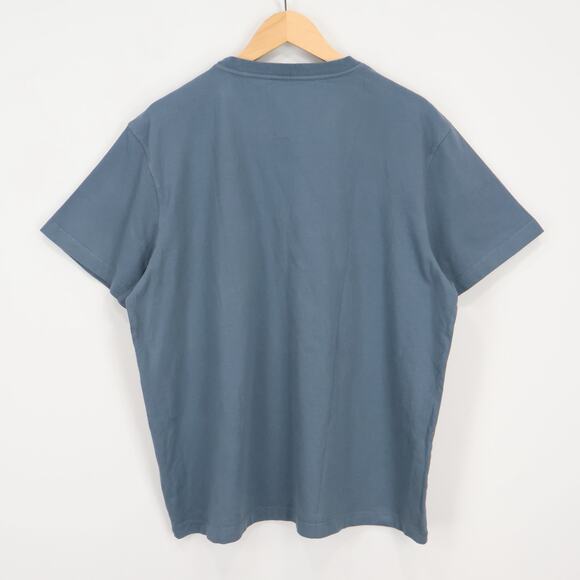 American Giant Men's Short Sleeve Pocket Tee Stormy Weather Blue Size XL NWOT - Picture 4 of 6